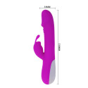 PRETTY LOVE - FLIRTATION ROBERT VIBRATOR WITH CLITORIS STIMULATOR 3 