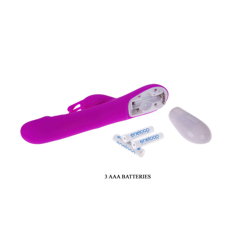 PRETTY LOVE - FLIRTATION ROBERT VIBRATOR WITH CLITORIS STIMULATOR 4 