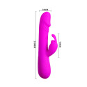 PRETTY LOVE - FLIRTATION VIBRATOR WITH RABBIT CLEMENT 4 