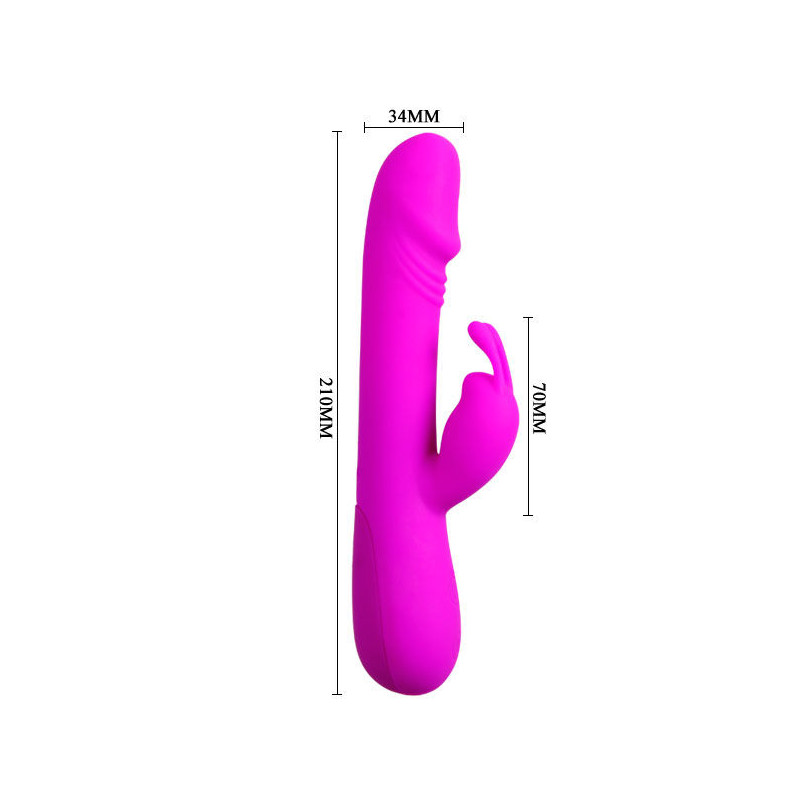 PRETTY LOVE - FLIRTATION VIBRATOR WITH RABBIT CLEMENT 4 