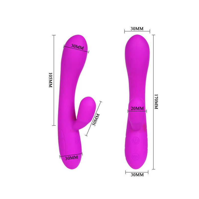 PRETTY LOVE - SMART VICTOR VIBRATOR WITH CLITORIS STIMULATOR 4 