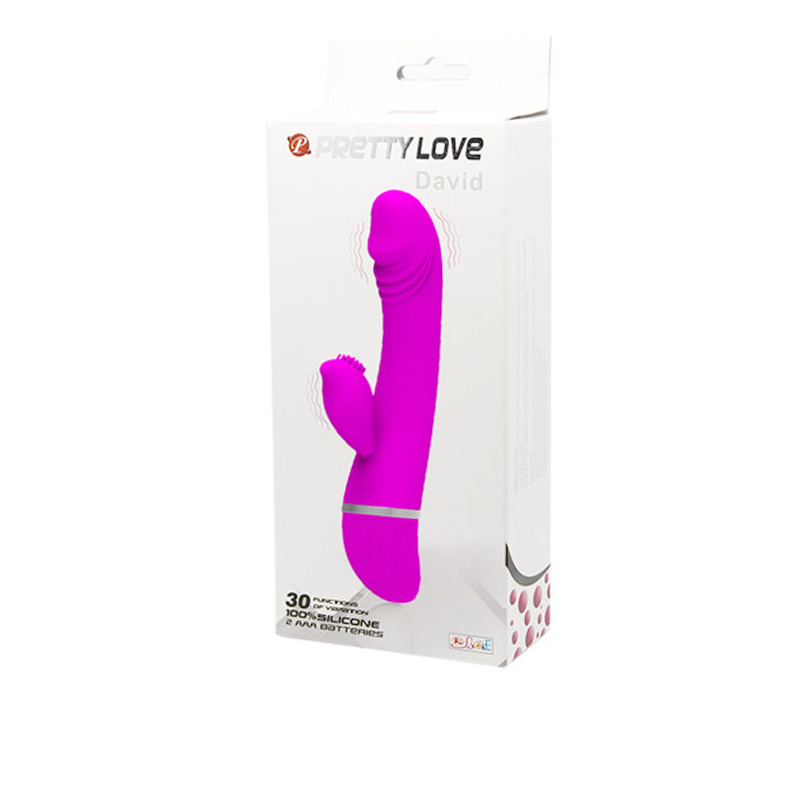 PRETTY LOVE - FLIRTAZIONE VIBRATORE CON CONIGLIO DAVID 7 