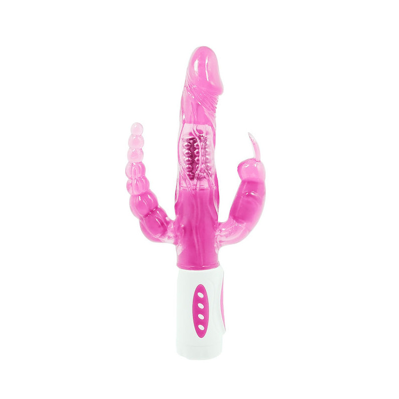 BAILE - PRETTY BUNNY TRIPLO VIBRATORE ROTATORE 1 