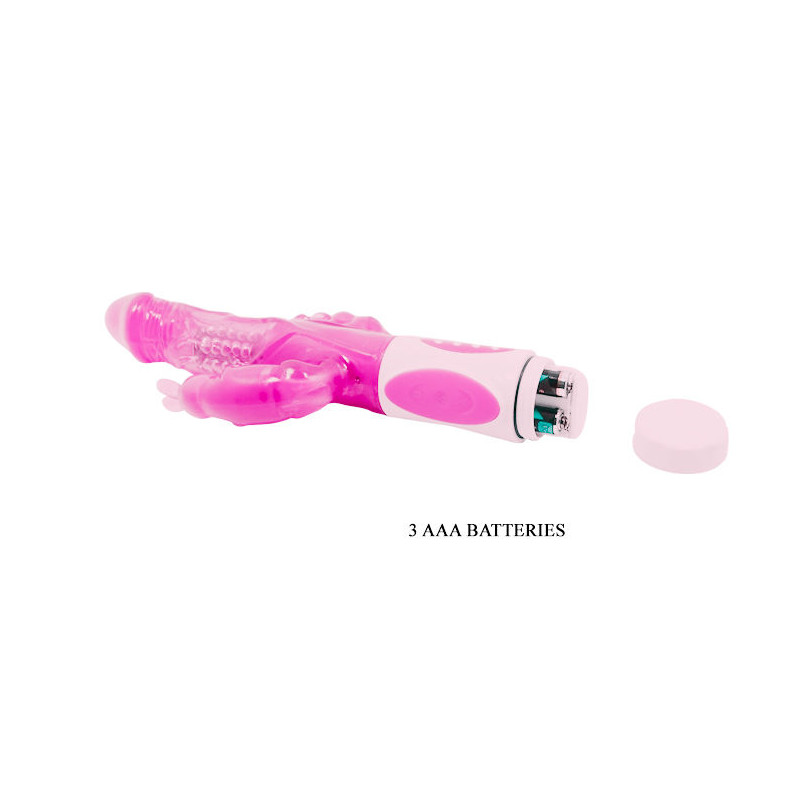 BAILE - PRETTY BUNNY TRIPLE VIBRATEUR ROTATEUR 5 