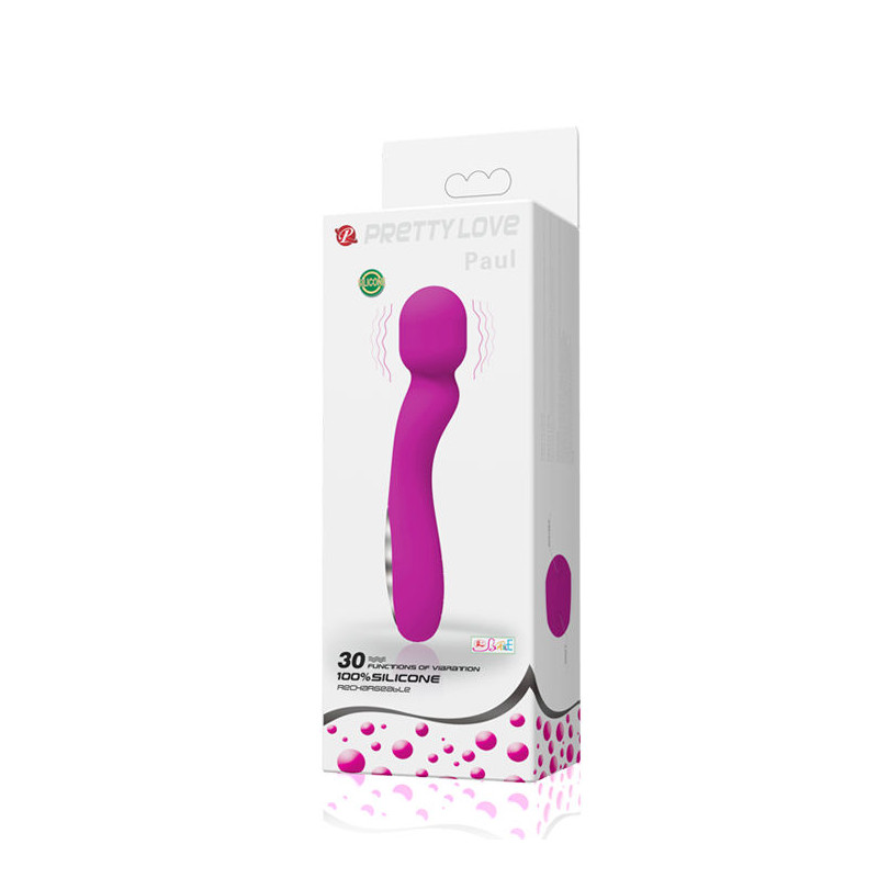 PRETTY LOVE - SMART PAUL RECHARGEABLE LILAC MASSAGER 8 