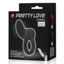 PRETTY LOVE - COBRA ANNEAU VIBRATEUR NOIR 6 