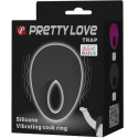 PRETTY LOVE - TRAP ANELLO VIBRATORE NERO 7 