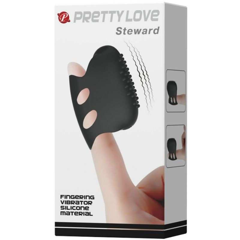 PRETTY LOVE - FLIRTATION DÉS VIBRATION NOIR STEWARD 7 