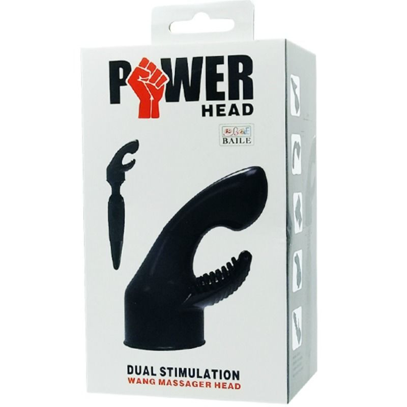 BAILE - POWER HEAD INTERCAMBIABLE HEAD FOR MASSAGERGY POINT STIMULATION AND CLITORIS 5 