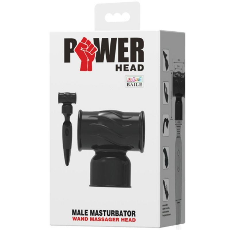 BAILE - POWER HEAD INTERCHANGEABLE HEAD FOR MALE MASSAGER 4 