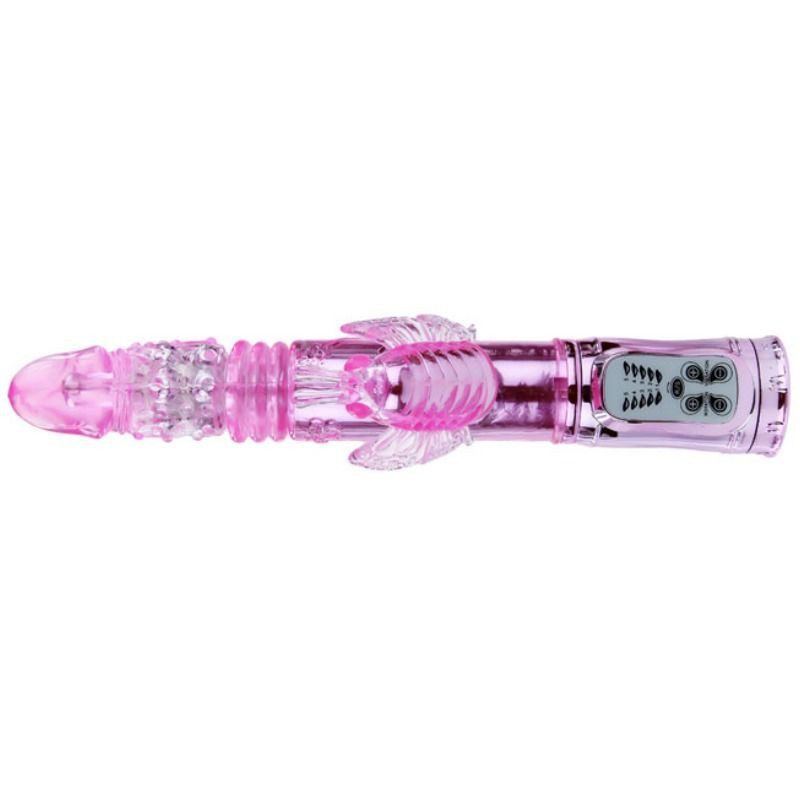 BAILE - VIBRATEUR RECHARGEABLE AVEC STIMULATEUR DE PAPILLON ROTATION ET THROBBING 3 