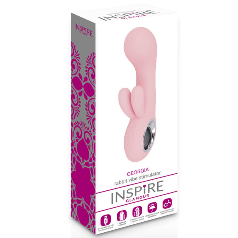 INSPIRE GLAMOUR - GEORGIA VIBRATOR ROSA 3 