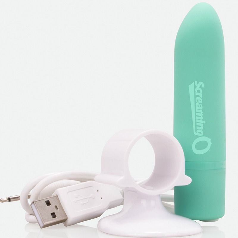 SCREAMING O - MASSEUR RECHARGEABLE POSITIVE VERT 3 