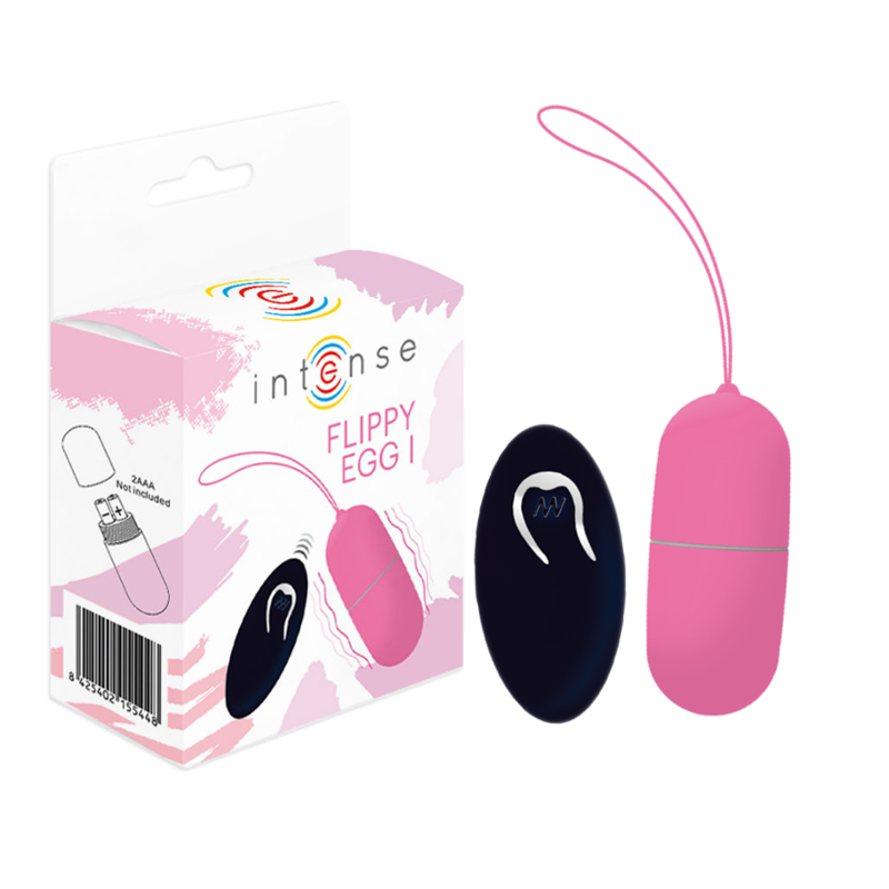 INTENSE - FLIPPY I VIBRATING EGG WITH REMOTE CONTROL PINK 1 