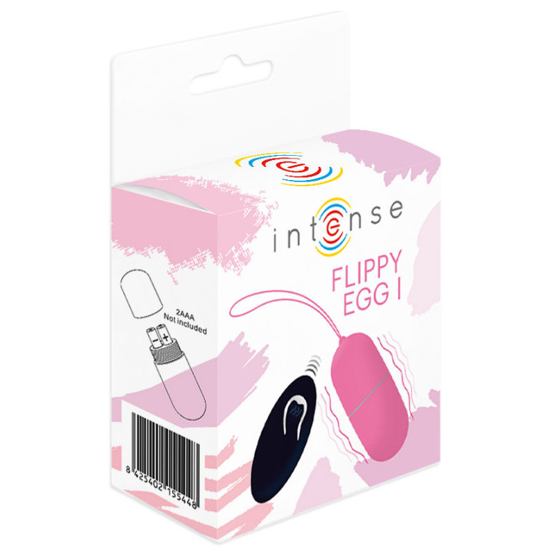 INTENSE - OEUF VIBRANT FLIPPY I AVEC TÉLÉCOMMANDE ROSE 4 