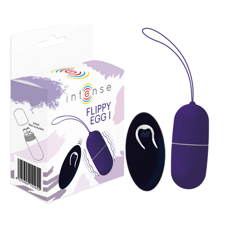 INTENSE - FLIPPY I VIBRATING EGG WITH REMOTE CONTROL PURPLE 1 