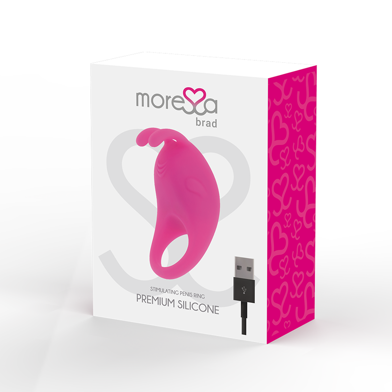 MORESSA - BRAD PREMIUM SILICONE RICARICABILE ROSA 2 