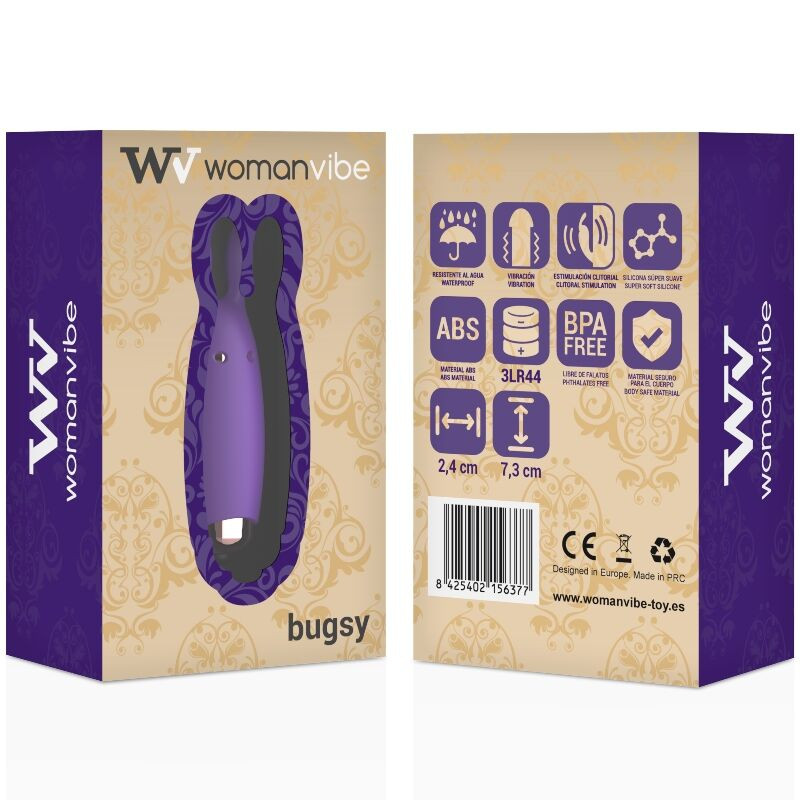 WOMANVIBE - BUGSY SILICONE STIMULATOR 6 