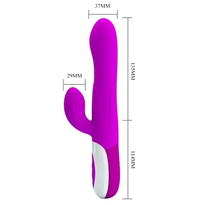 PRETTY LOVE - VIBRATORE GONFIABILE RICARICABILE DEMPSEY 8 