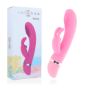 INTENSE - VIBRATORE OSCILLANTE SUSY IN SILICONE ROSA CONIGLIO 1 