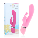 INTENSE - VIBRATEUR DE LUXE EN SILICONE ROSE HILARI 1 