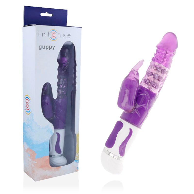 INTENSE - VIBRATEUR ROTATEUR GUPPY LILAS 1 