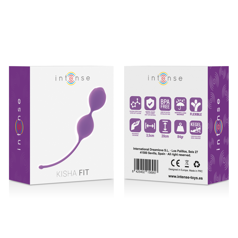 INTENSE - KISHA FIT IN SILICONE KEGEL LILLA 2 