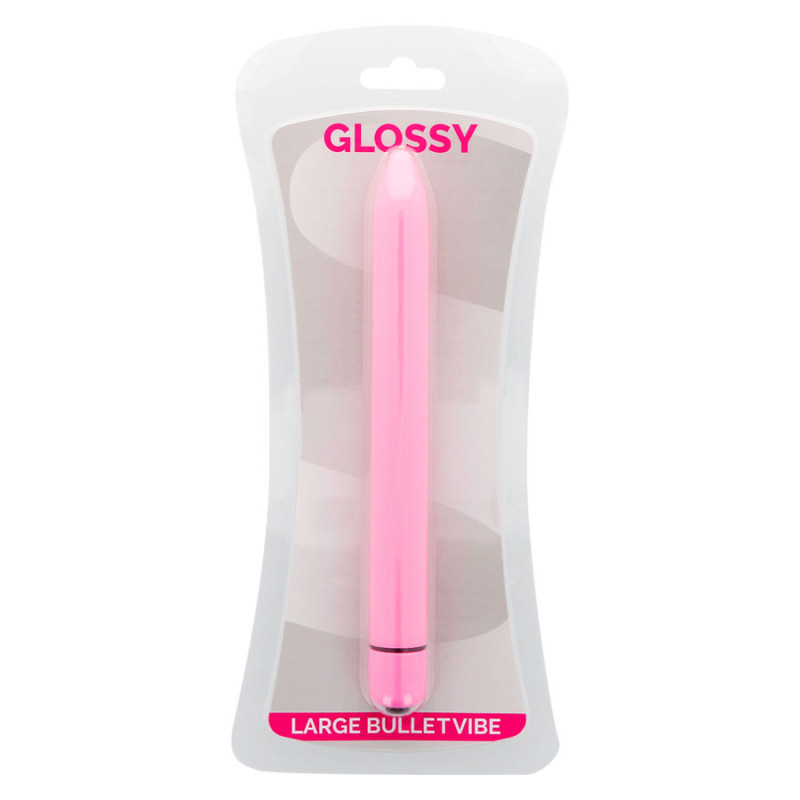 GLOSSY SLIM - VIBRATEUR ROSE 2 