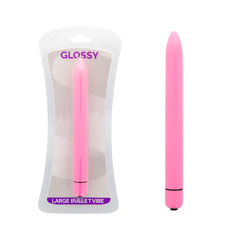 GLOSSY - VIBRATORE SLIM DEEP ROSE 1 