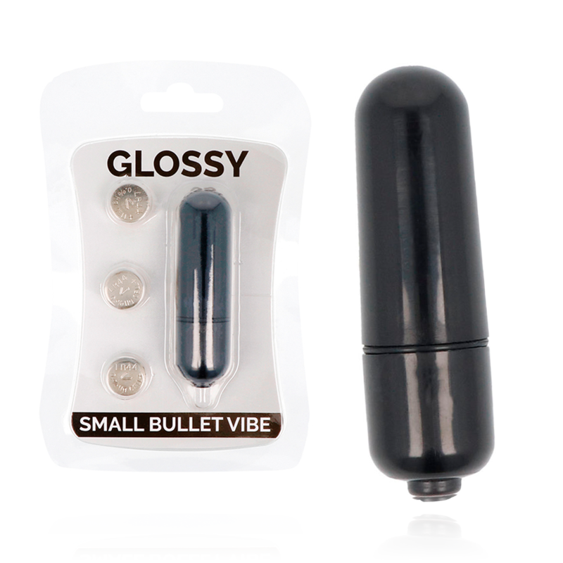 GLOSSY - SMALL BULLET VIBE BLACK 1 