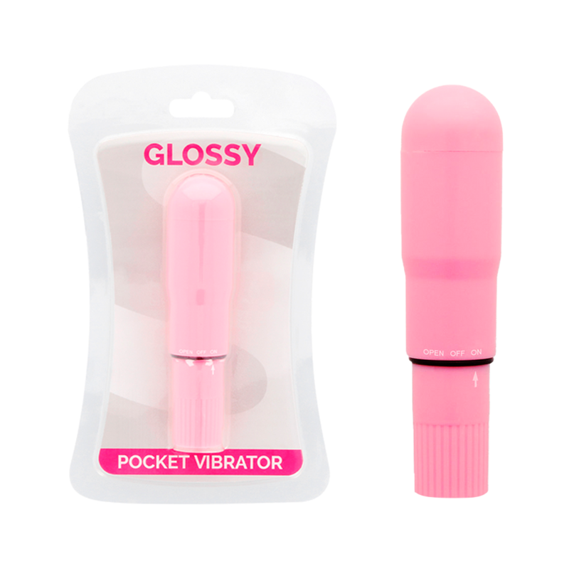 GLOSSY - TASCHENVIBRATOR ROSA 1 