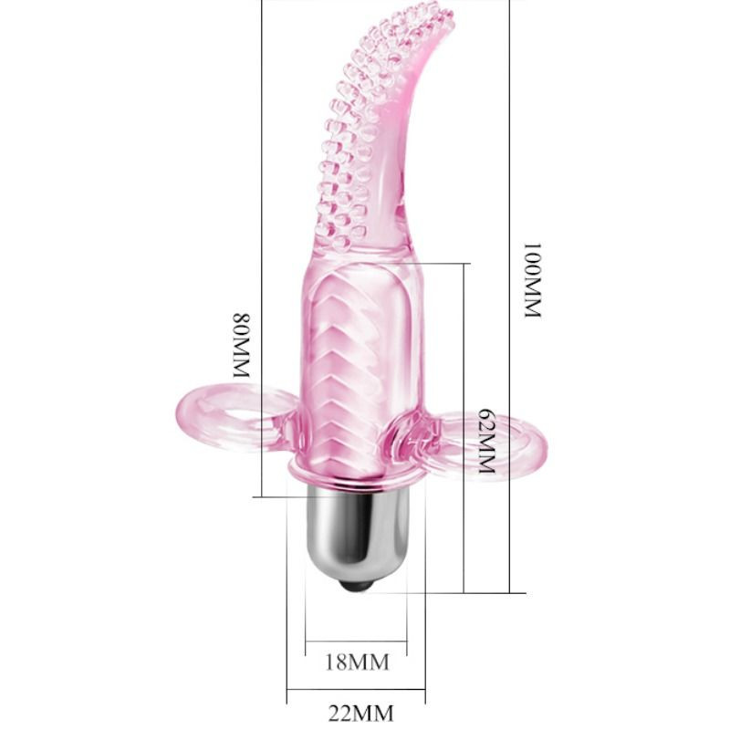 BAILE - STIMULATEUR DE DÉ DOIGTS VIBRO 8 