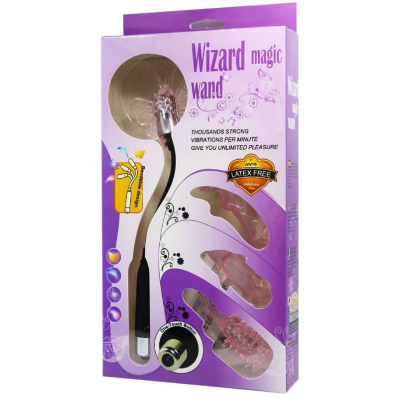 BAILE - WIZARD MAGIC WAND STIMULATOR WITH VIBRATION 4 