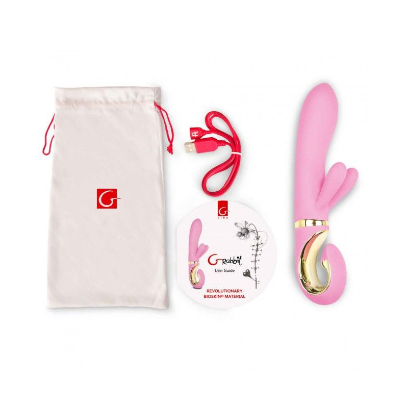 G-VIBE - VIBRATEUR G-RABBIT ROSE RAMPANT BUNNY 1 