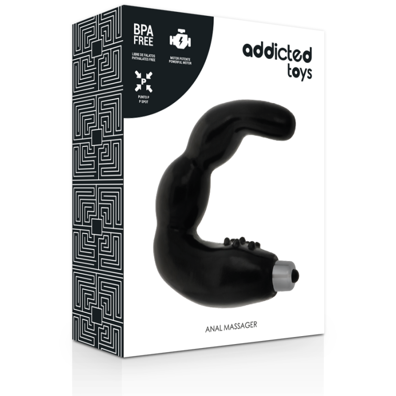 ADDICTED TOYS - VIBRAZIONE DEL MASSAGGIATORE ANALE DELLA PROSTATA 3 