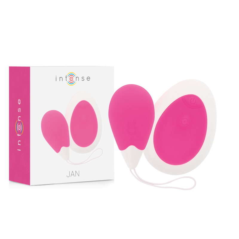 INTENSE - VIBRATEUR JAN EGG TÉLÉCOMMANDE ROSE 1 