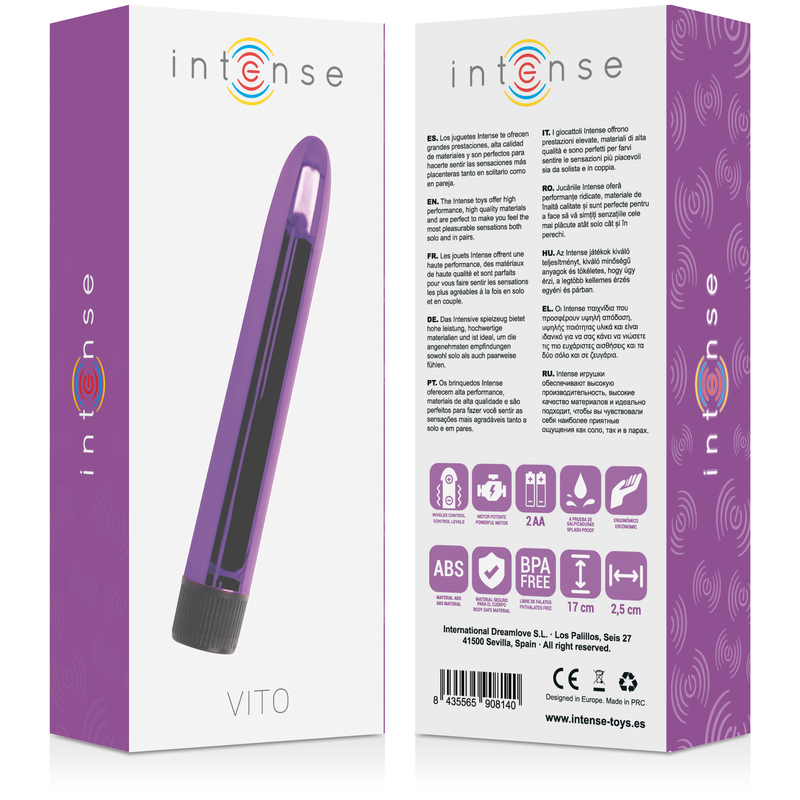 INTENSE - VIBRATORE VITO LILLA 3 