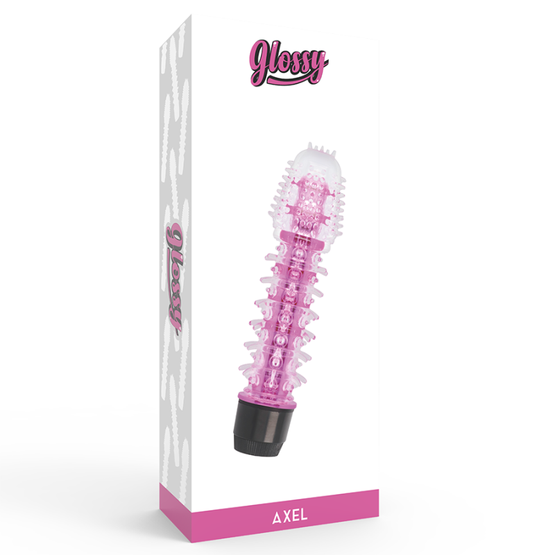 GLOSSY - AXEL VIBRATOR ROSA 3 