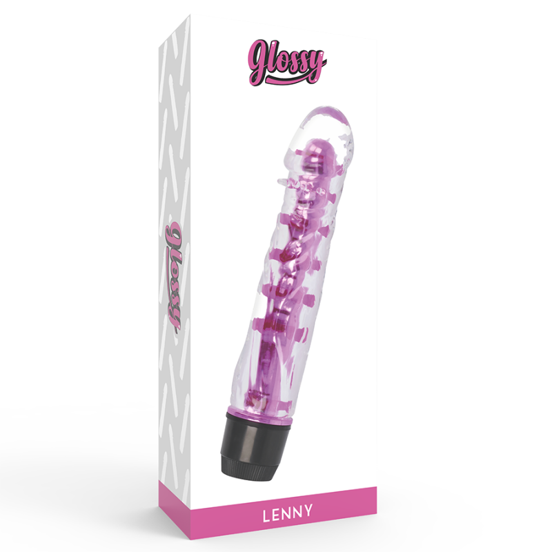 GLOSSY - LENNY VIBRATOR ROSA 3 