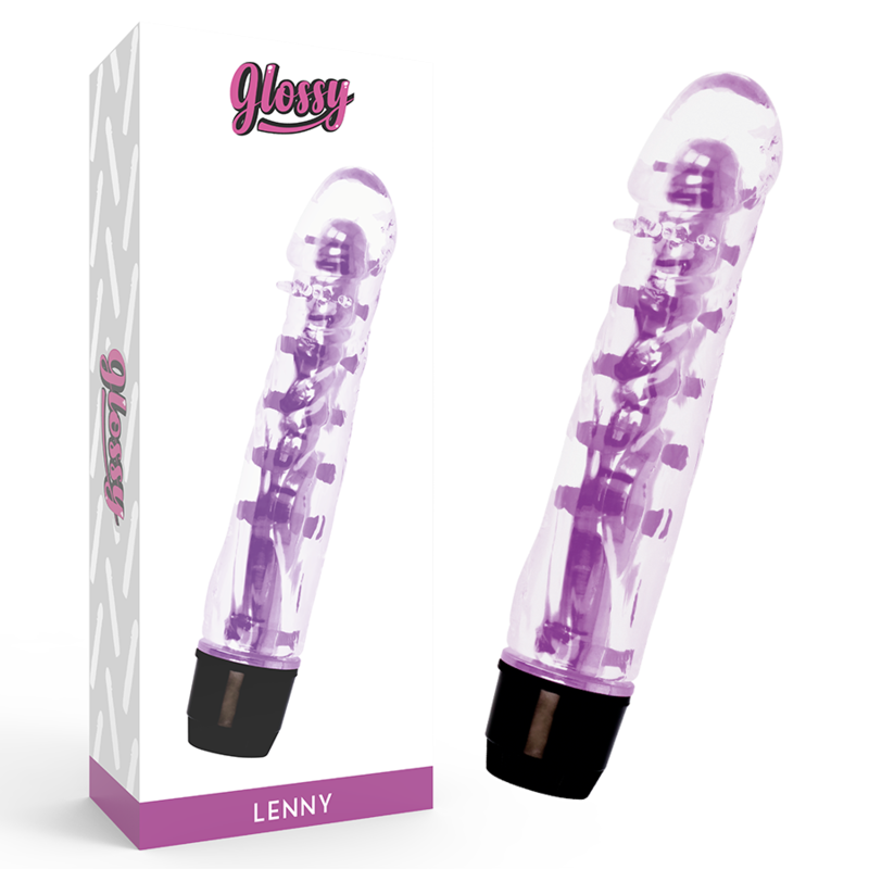 GLOSSY - LENNY VIBRATOR LILA 1 