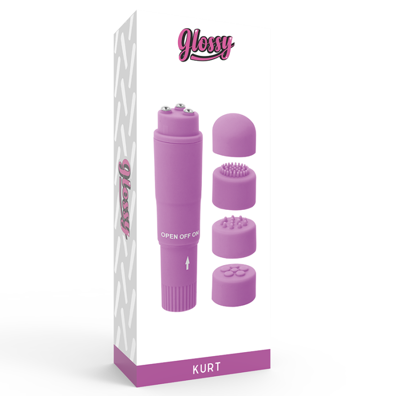 GLOSSY - KURT POCKET MASSAGER LILA 3 