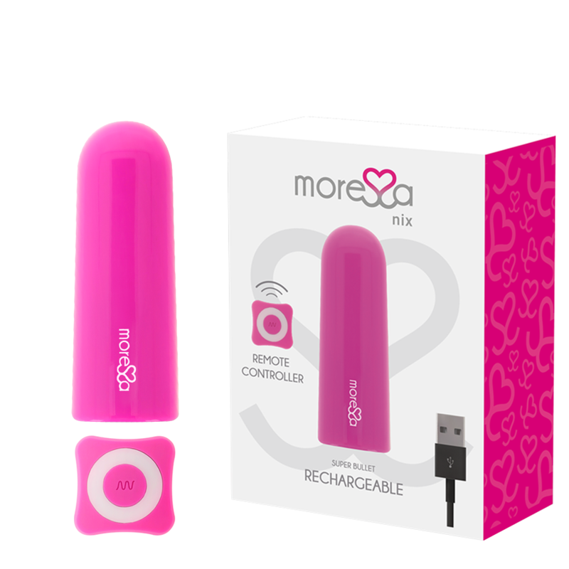 MORESSA - NIX VIBRATEUR TÉLÉCOMMANDE ROSE 1 