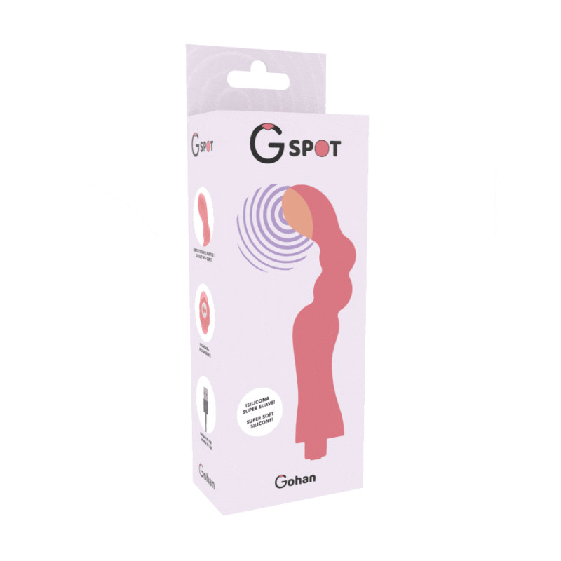 G-SPOT - VIBRATORE GOHAN G-SPOT ROSSO CHIARO 1 