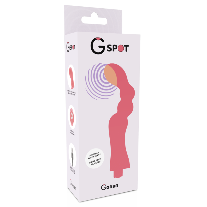 G-SPOT - VIBRATORE GOHAN G-SPOT ROSSO CHIARO 2 