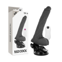 BASECOCK - REALISTIC VIBRATOR REMOTE CONTROL BLACK 19 CM -O- 4 CM 2 