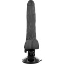 BASECOCK - VIBRATORE REALISTICO TELECOMANDO NERO 19 CM -O- 4 CM 3 