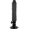 BASECOCK - REALISTISCHER VIBRATOR MIT FERNBEDIENUNG SCHWARZ 20 CM -O- 4 CM 3 