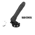 BASECOCK - REALISTIC VIBRATOR REMOTE CONTROL BLACK 19.5 CM -O- 4 CM 1 