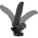 BASECOCK - ARTIKULIERBARER VIBRATOR MIT FERNBEDIENUNG SCHWARZ 21 CM -O- 5 CM 3 