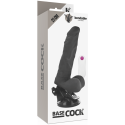 BASECOCK - ARTIKULIERBARER VIBRATOR MIT FERNBEDIENUNG SCHWARZ 21 CM -O- 5 CM 5 